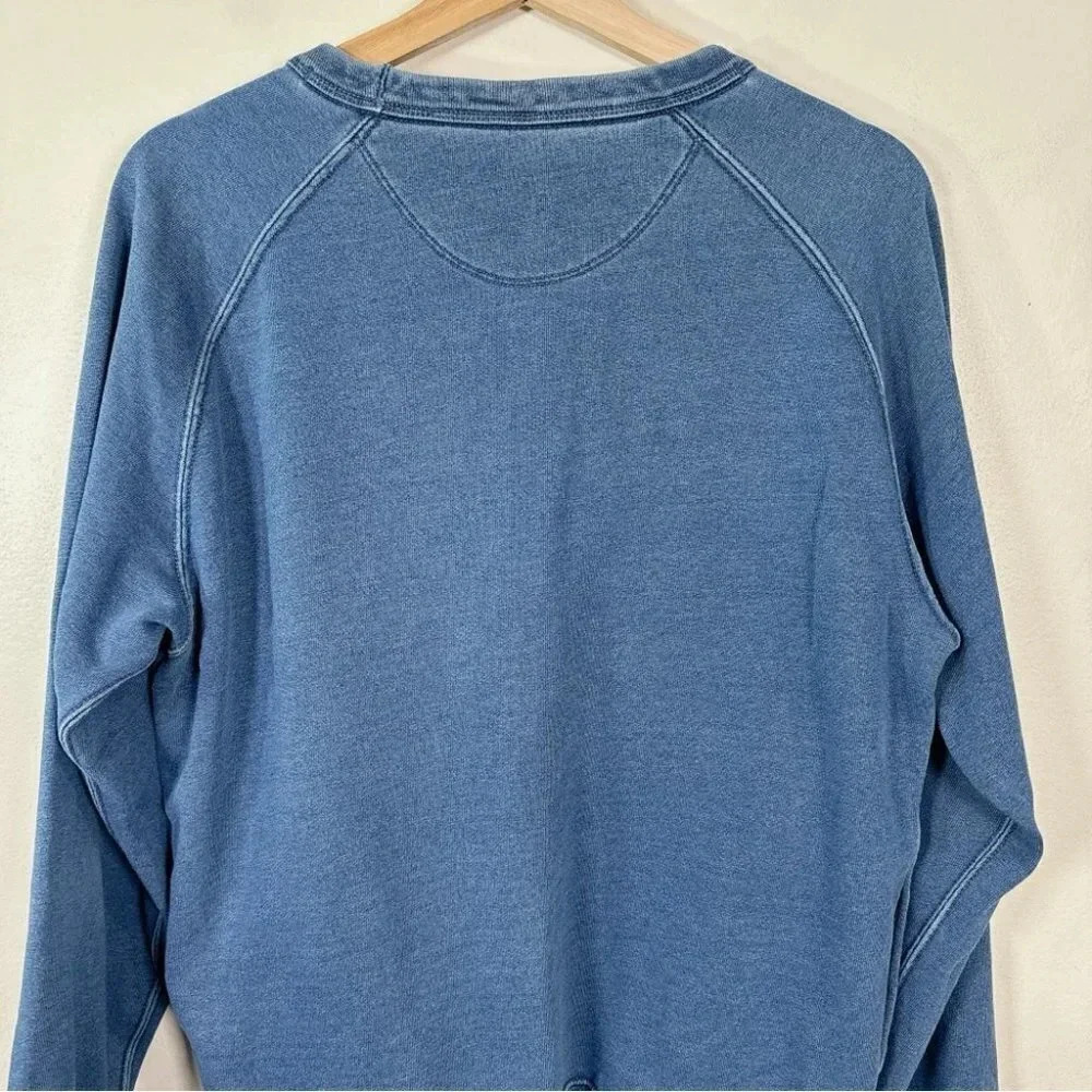 Uniqlo Womens Size Medium Crew Neck Indigo  Dye Sweatshirt - Picture 12 of 14